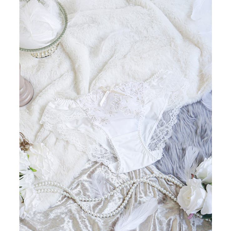 ホワイト(001) | カロリーネ ノーマルショーツ | Risa Magli