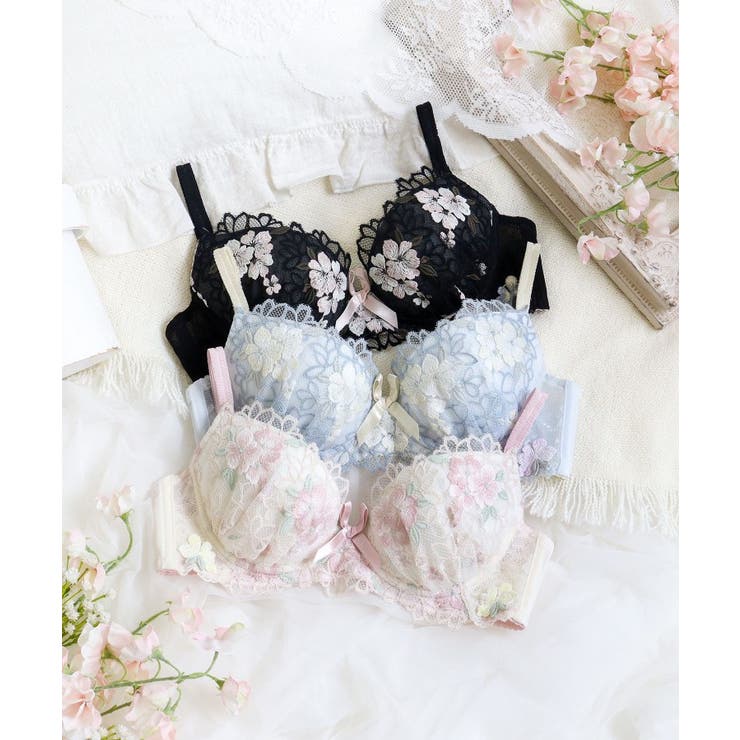 フロール ブラジャー（E-F）＜スウィートリッチ＞ | Risa Magli | 詳細画像1 