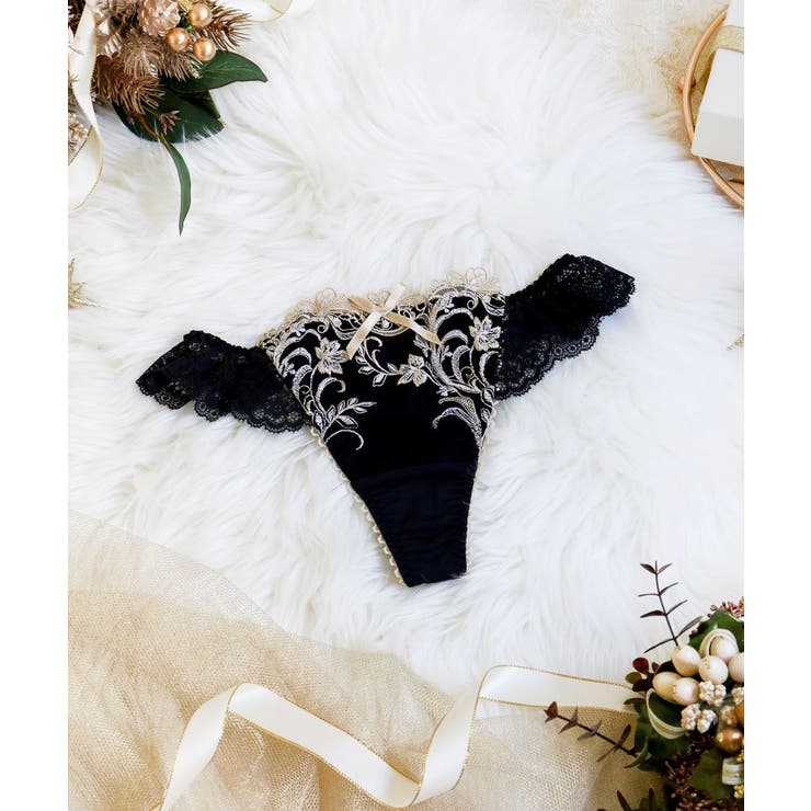 ブラック(019) | アンシェラ Tバックショーツ | Risa Magli