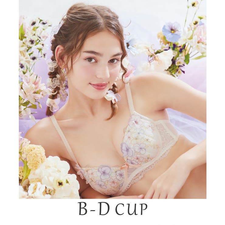 クリーム(050) | フィオラ ブラジャー | Risa Magli