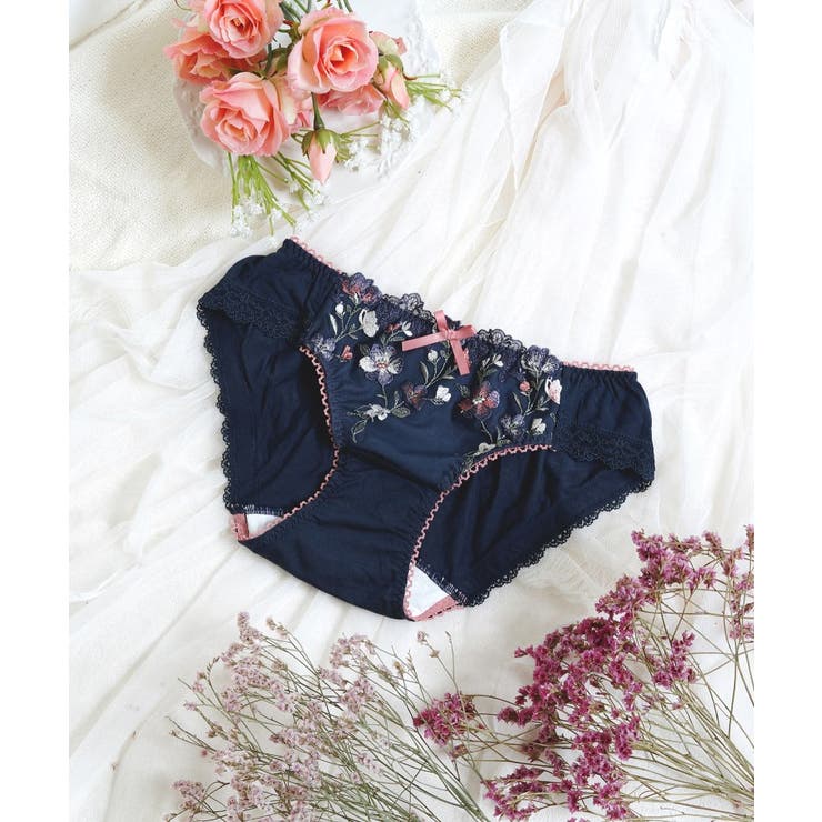 ネイビー(094) | イレーヌ サニタリーショーツ | Risa Magli