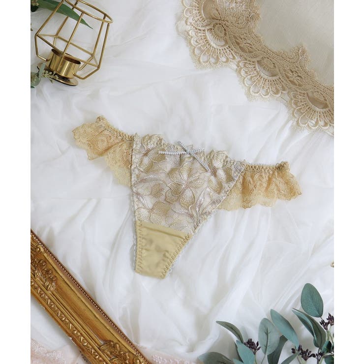 マスタード(033) | ケリー Tバックショーツ | Risa Magli