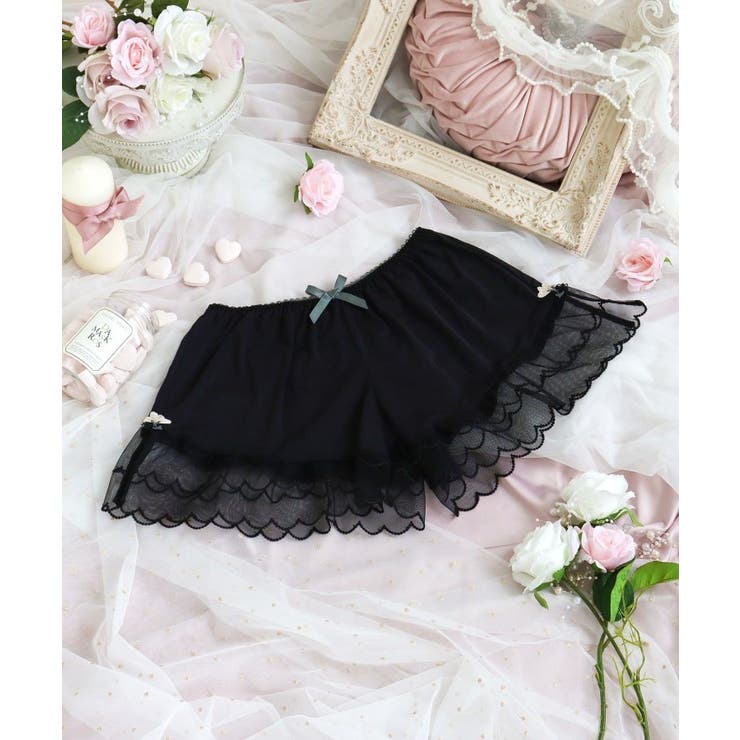 ブラック(019) | プティット タップパンツ | Risa Magli