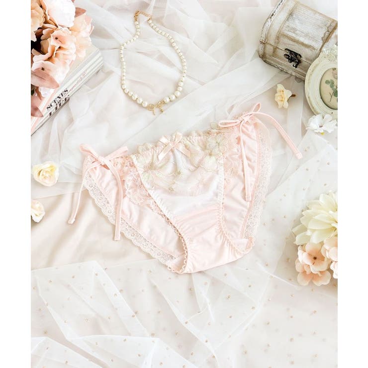 ピンク(071) | ピア リボンショーツ | Risa Magli