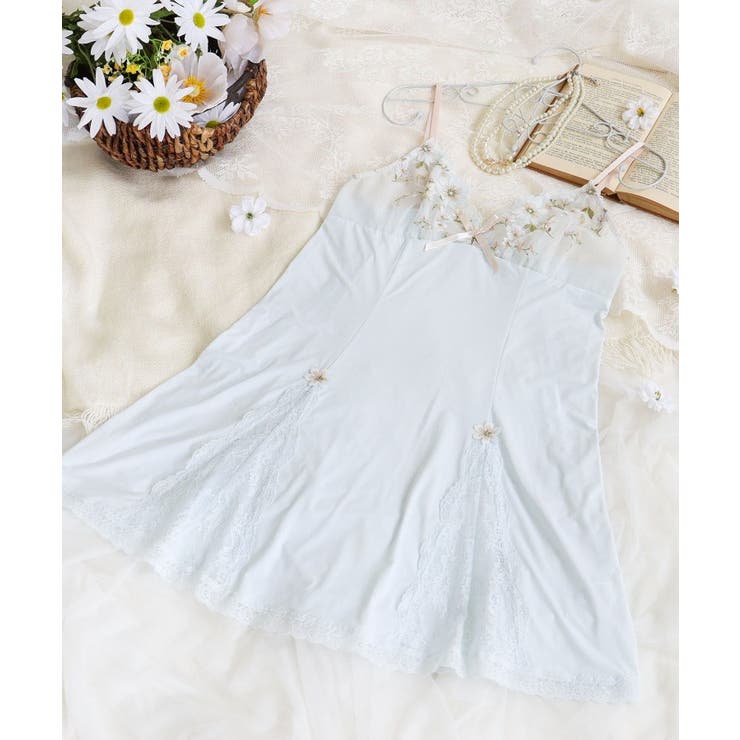 サックスブルー(090) | アルマ スリップ | Risa Magli