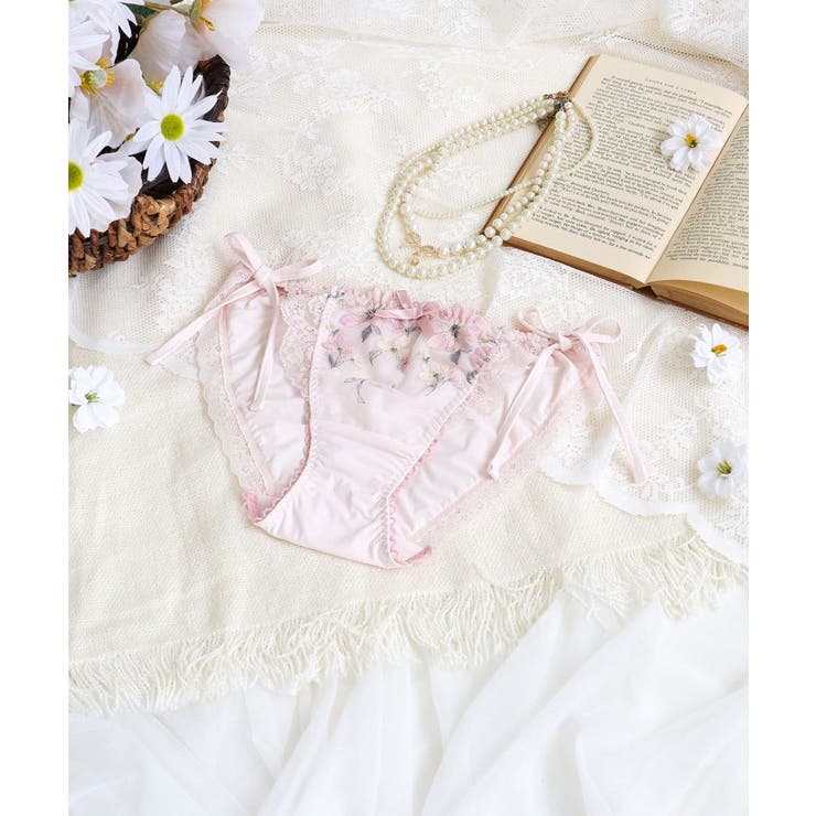 ピンク(071) | アルマ リボンショーツ | Risa Magli