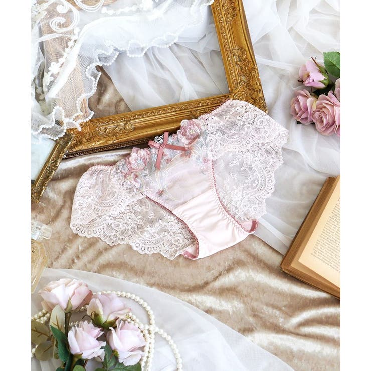 ピンク(071) | サリー レースショーツ | Risa Magli