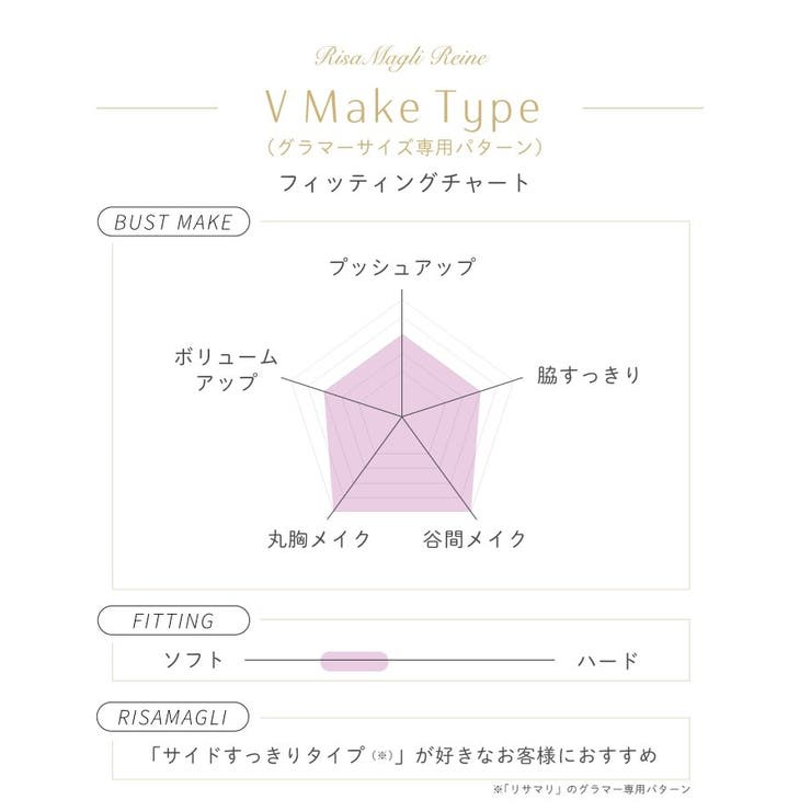 サリー ブラジャー （G-H） ＜V Make Type＞ | Risa Magli | 詳細画像18 