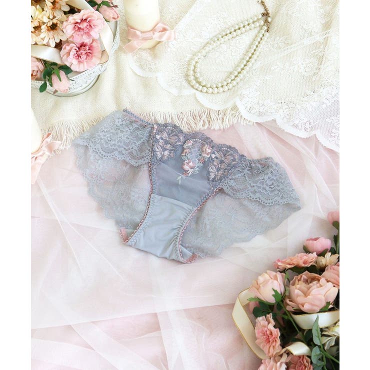 グレー(012) | リピネ レースショーツ | Risa Magli