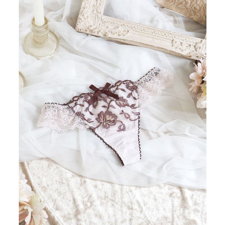 ブラウン(043) | エレノア Tバック | Risa Magli