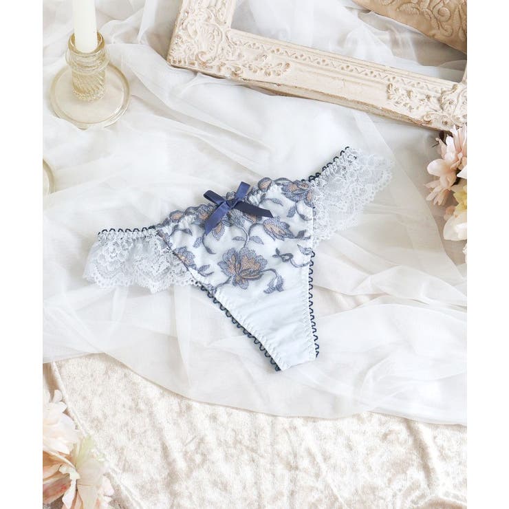 ブルー(092) | エレノア Tバック | Risa Magli