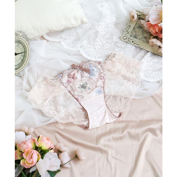 ピンク(071) | フェリーチェ レースショーツ | Risa Magli