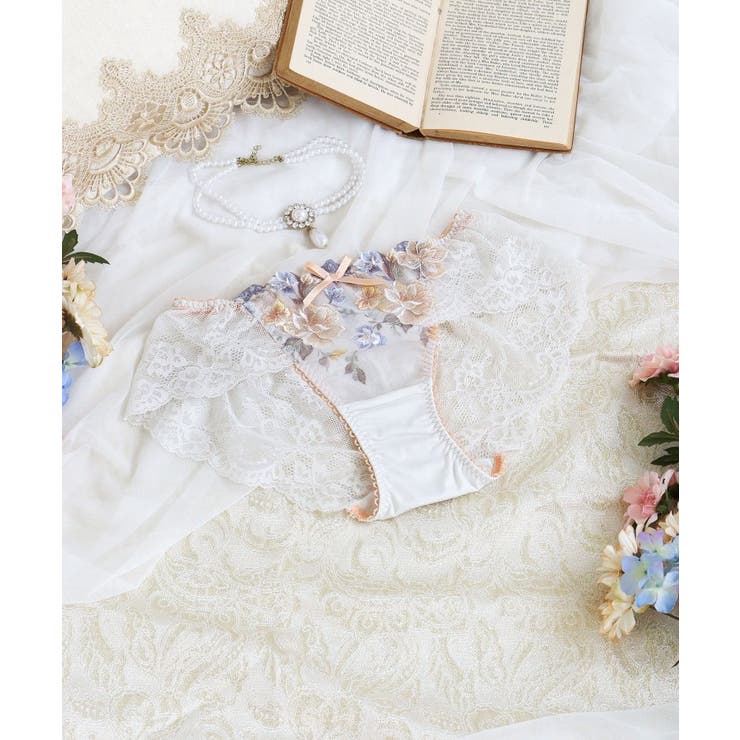 オレンジ(065) | ジェシー レースショーツ | Risa Magli