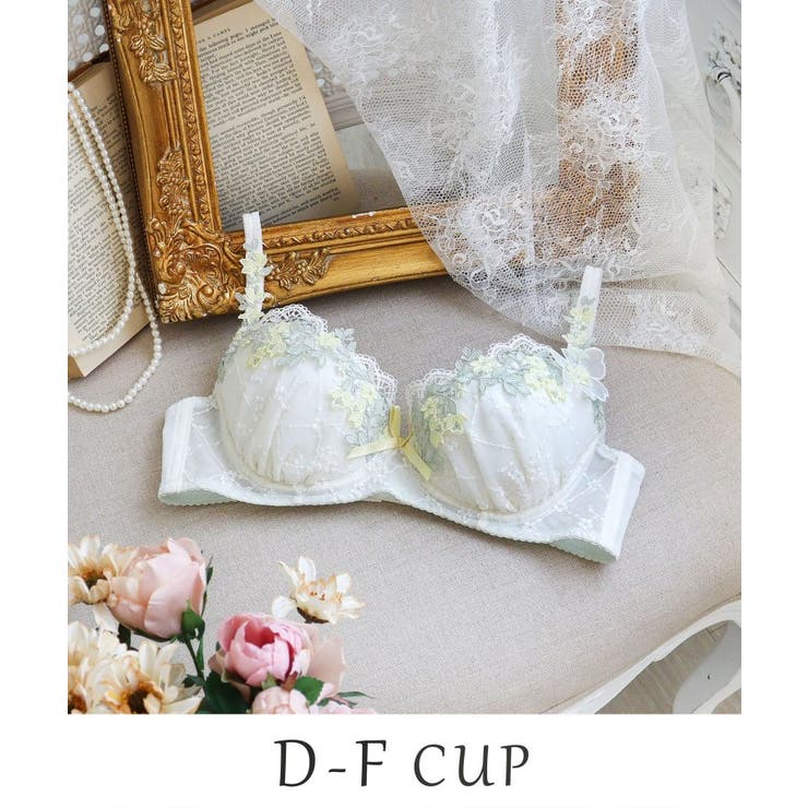 アイボリー(004) | ジニー ブラジャー （D-F） ＜スウィートリッチ＞ | Risa Magli