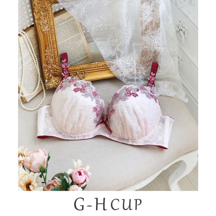 ローズ(062) | ジニー ブラジャー （G-H） ＜バストアップタイプ＞ | Risa Magli