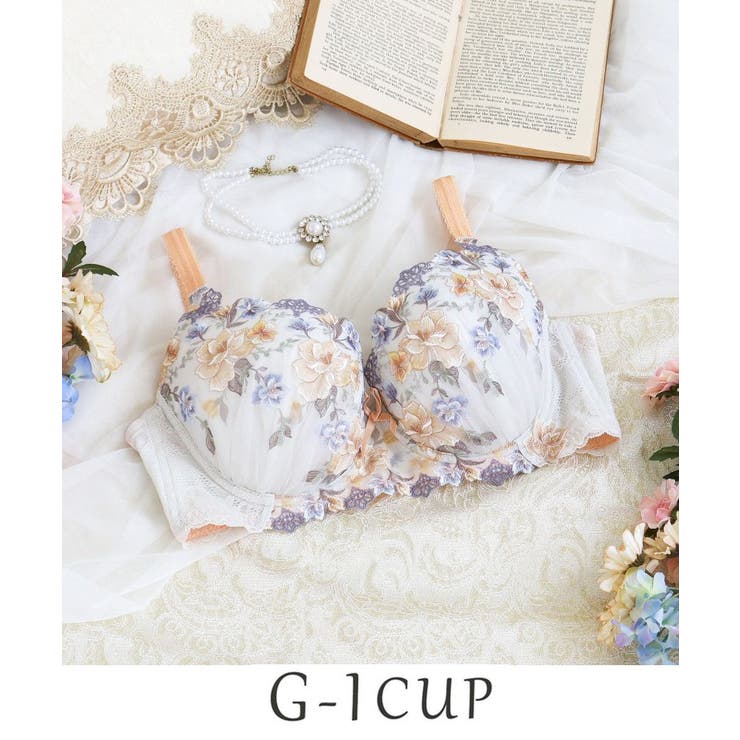 オレンジ(065) | ジェシー ブラジャー （G-I） ＜D Make Type＞ | Risa Magli