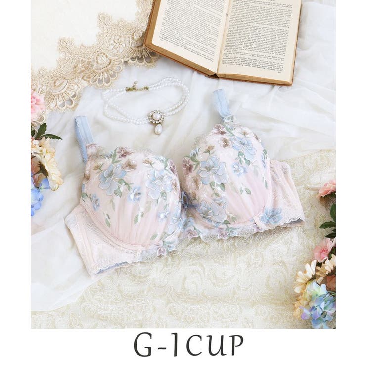 ブルー(092) | ジェシー ブラジャー （G-I） ＜D Make Type＞ | Risa Magli