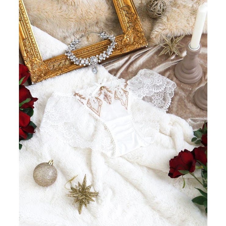 ホワイト(001) | 【ジュエリー】 レースショーツ | Risa Magli