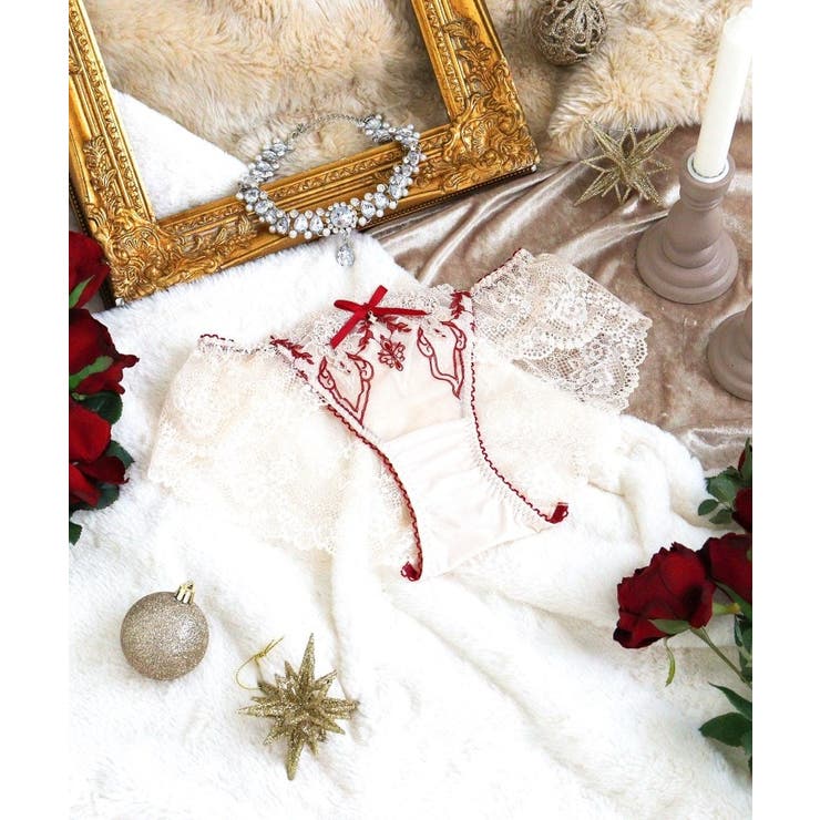 レッド(061) | 【ジュエリー】 レースショーツ | Risa Magli