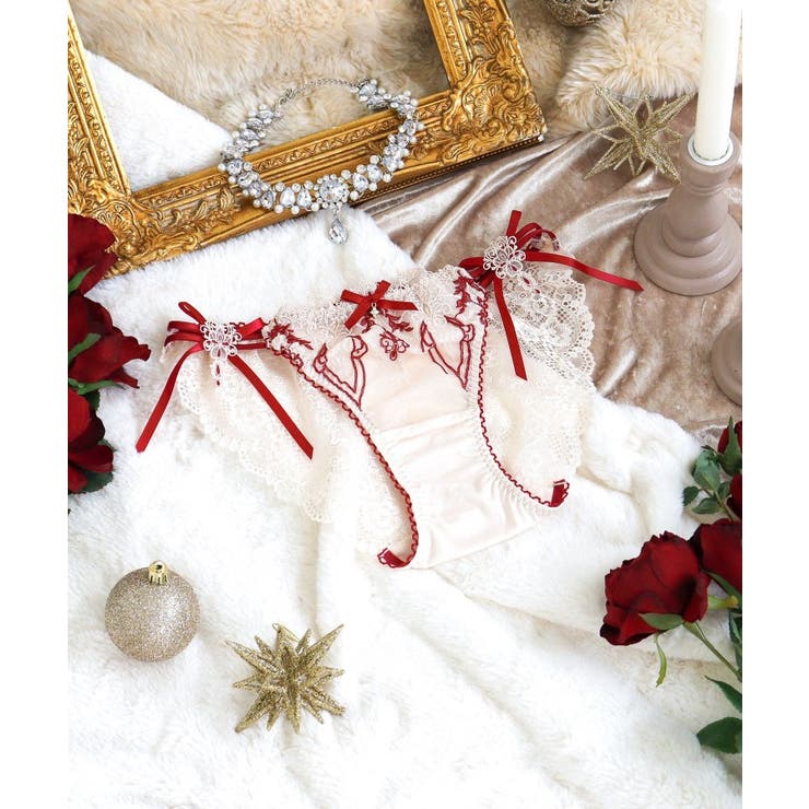 レッド(061) | 【ジュエリー】 スペシャルリボンショーツ | Risa Magli