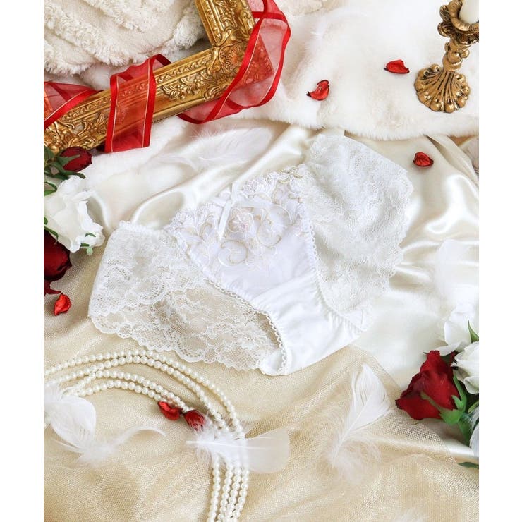 ホワイト(001) | 【アリーナ】 レースショーツ | Risa Magli