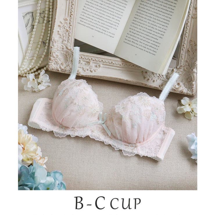 ピンク(071) | リゼット ブラジャー (B-C) ＜Sweet Rich（スウィートリッチ）＞ | Risa Magli