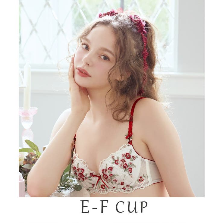 アイボリー(004) | リア ブラジャー（E-F）＜スウィートリッチ＞ | Risa Magli
