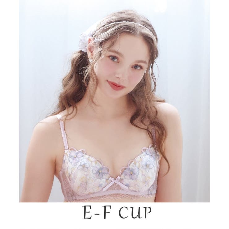 ラベンダー(080) | マティア ブラジャー（E-F）＜スウィートリッチ＞ | Risa Magli
