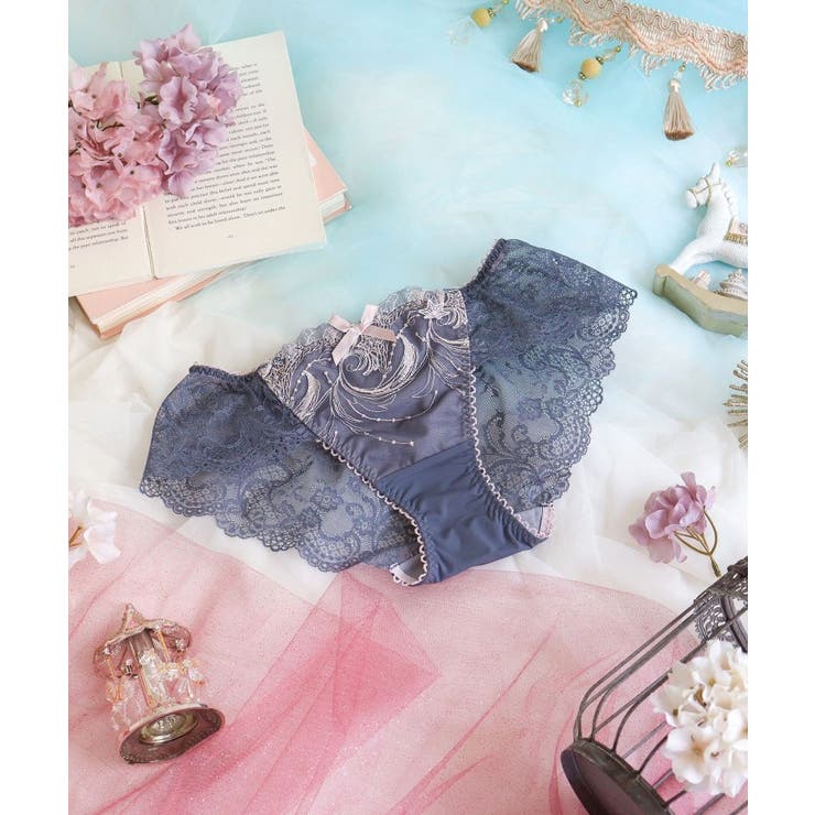 グレー(012) | ブラム レースショーツ | Risa Magli