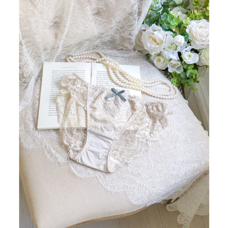 グレージュ(050) | ノーラ レースショーツ | Risa Magli