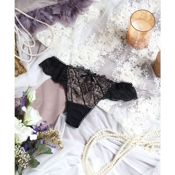 ブラック(019) | ジョセリン Tバックショーツ | Risa Magli