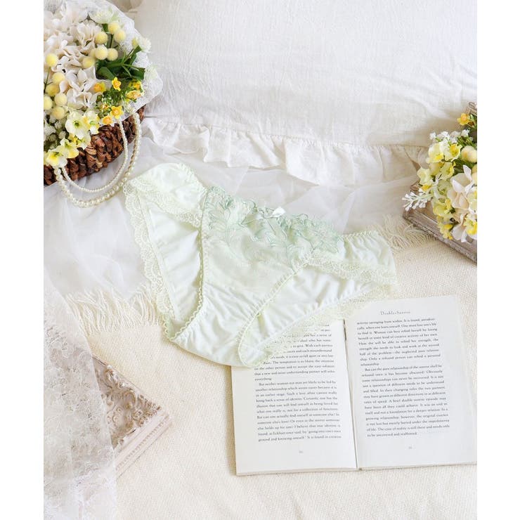 ミントグリーン(021) | イリーナ ノーマルショーツ | Risa Magli