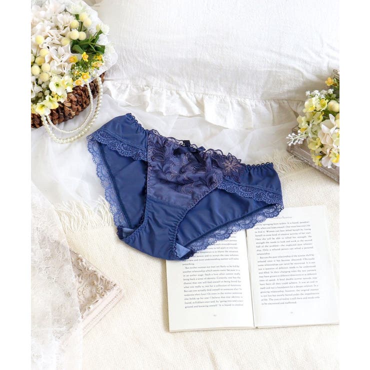 ネイビー(094) | イリーナ ノーマルショーツ | Risa Magli