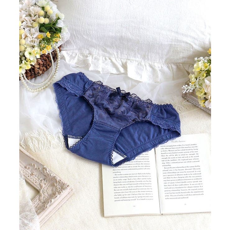 ネイビー(094) | イリーナ サニタリーショーツ | Risa Magli