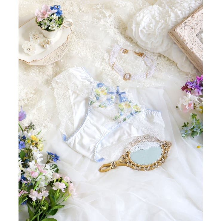 ホワイト(001) | フロリタ ノーマルショーツ | Risa Magli