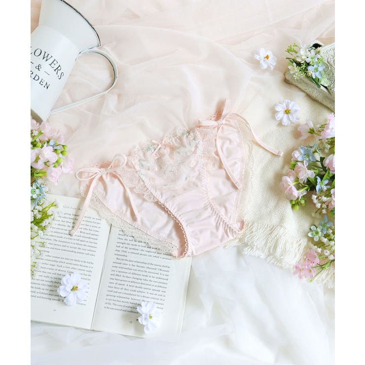 ピンク(071) | シュクリエ リボンショーツ | Risa Magli