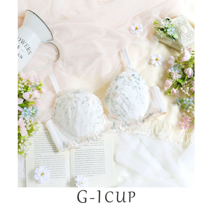 ホワイト(001) | シュクリエ ブラジャー（G-I） | Risa Magli