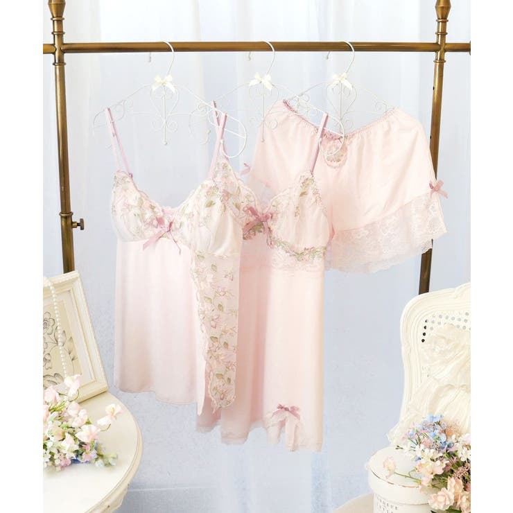 ブラム タップパンツ リサマリ リピネ キャミ&タップパンツ ピンク