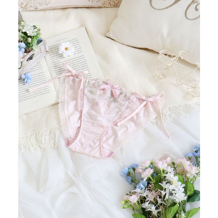 ピンク(071) | ソア リボンショーツ | Risa Magli