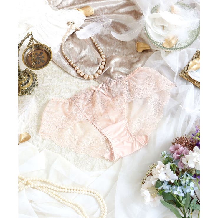 ピンク(071) | ターシャ レースショーツ | Risa Magli