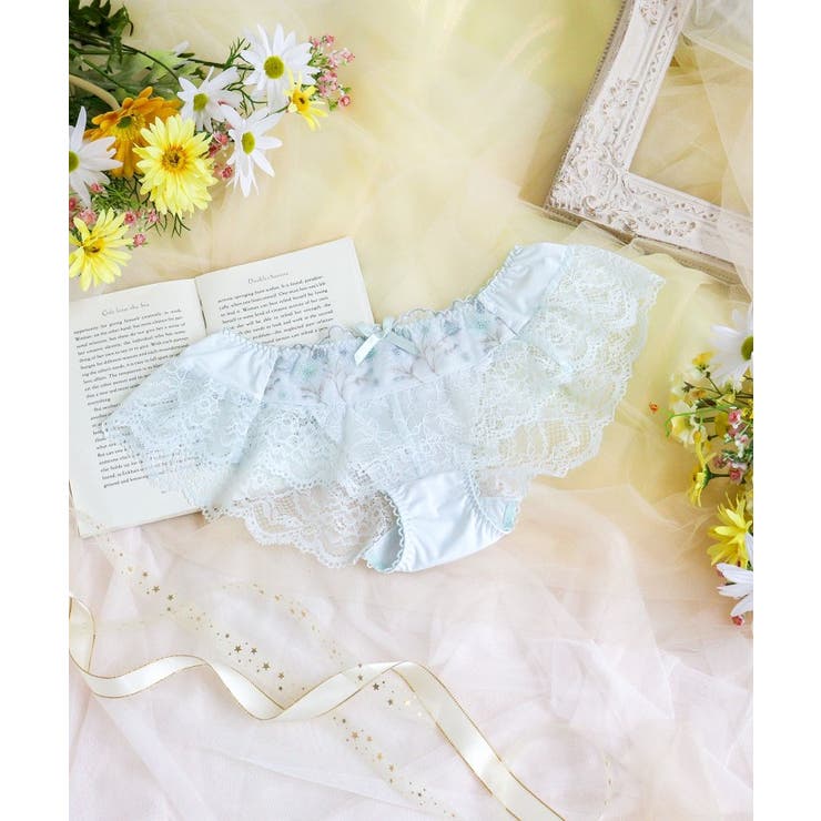 ブルー(092) | ミリ フレアショーツ | Risa Magli