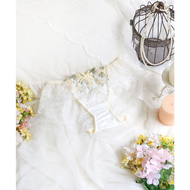 イエロー(032) | ナヨン レースショーツ | Risa Magli