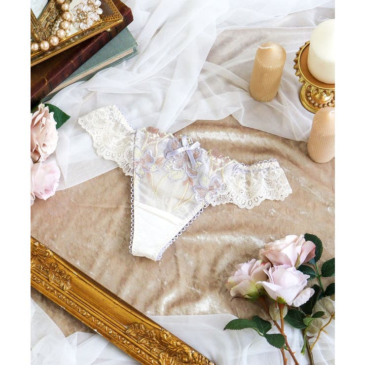 パープル(083) | アデリーノ Tバックショーツ | Risa Magli