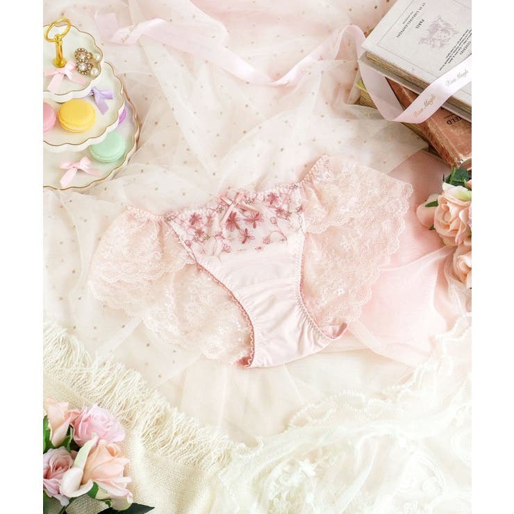 ピンク(071) | コニー レースショーツ | Risa Magli