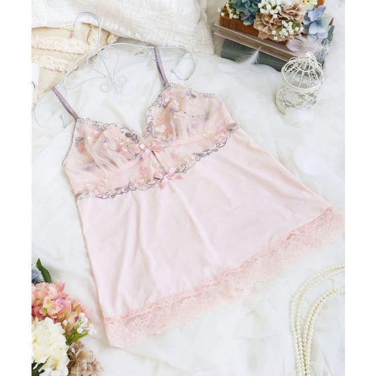 ピンク(071) | エリアン キャミソール | Risa Magli