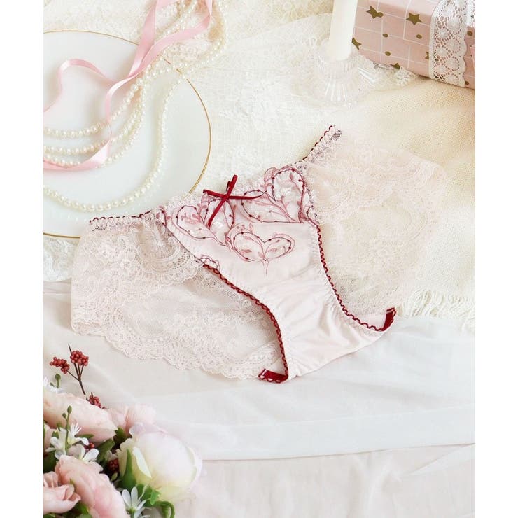 ピンク(071) | フローチェ レースショーツ | Risa Magli