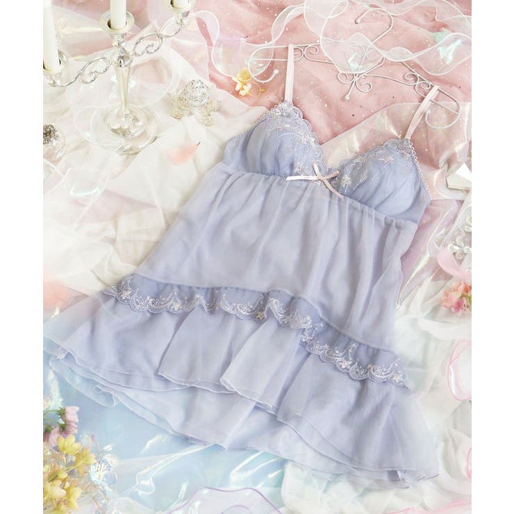 パープル(083) | コリンナ カップ付スリップ | Risa Magli