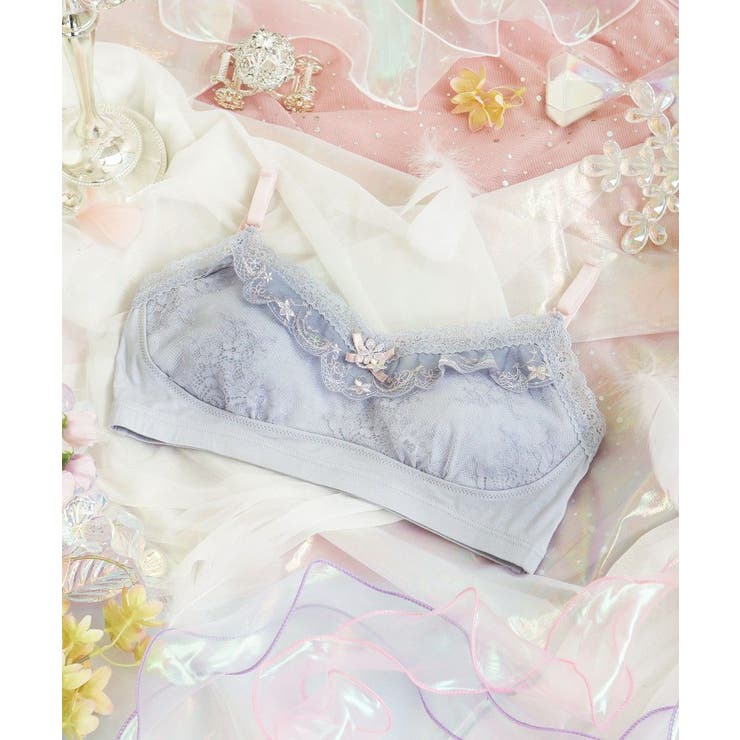 パープル(083) | コリンナ おやすみブラ (M-L) | Risa Magli