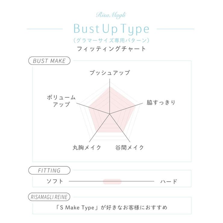 アンチェ ブラジャー (G-I) ＜Glamor Bra／バストアップタイプ＞ | Risa Magli | 詳細画像18 