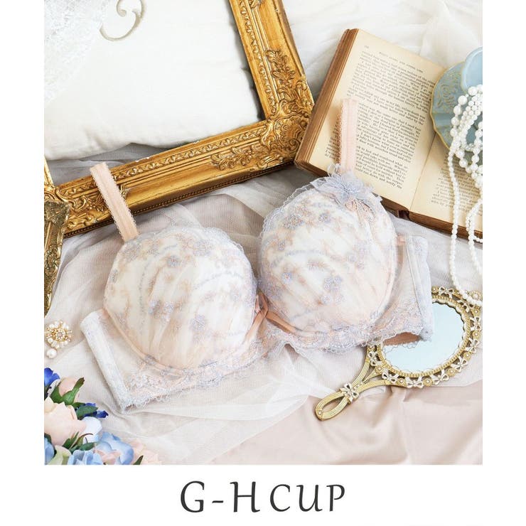 ライトグレー(011) | アルベルタ ブラジャー (G-H) ＜N Make Type＞ | Risa Magli